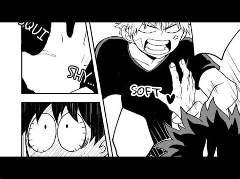 DekuBaku Eng “ the story of bakugo letting me touch his chest ” .